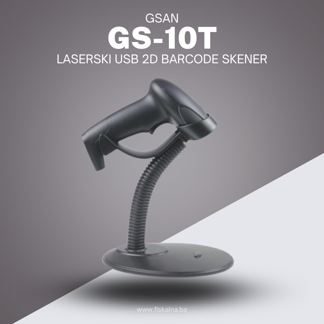Laserski 2D barcode skener GS-T10