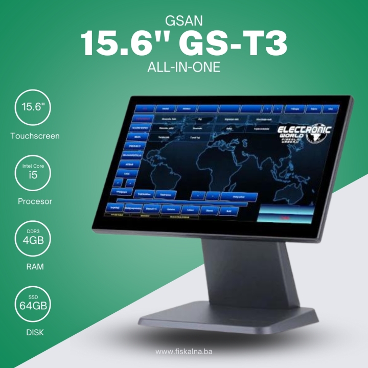 15.6" GS-T3 AiO Touchscreen