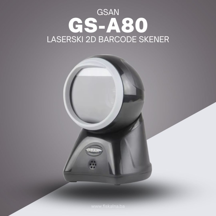 Laserski 2D barcode skener GS-A80