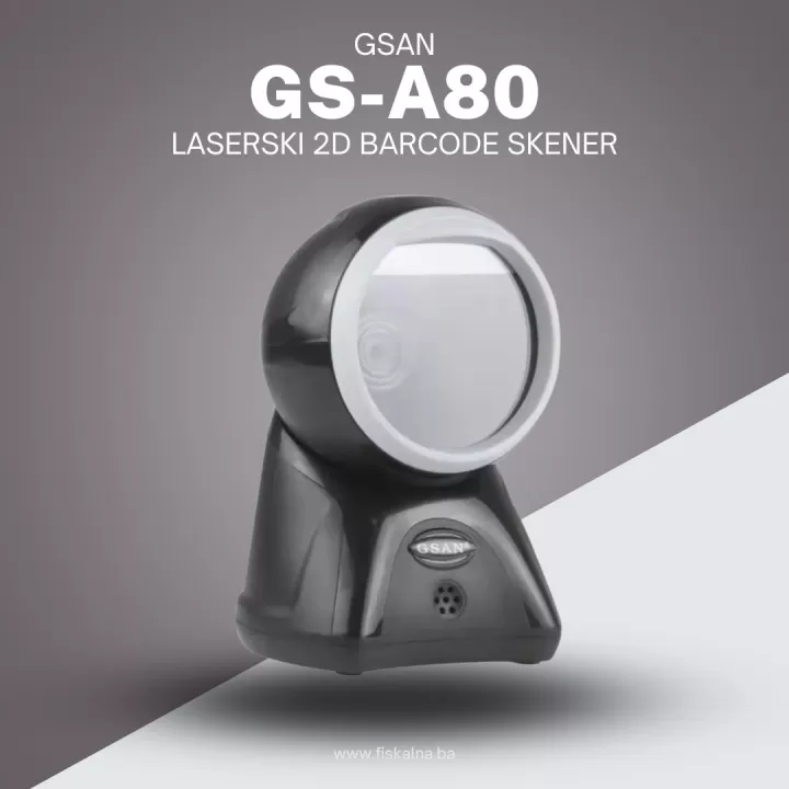 Laserski 2D barcode skener GS-A80